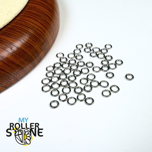 Anneaux Ronds Fermés en Acier Inoxydable (Lot de 50)