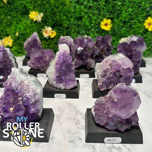 Améthyste sur socle - Pierres et fossiles