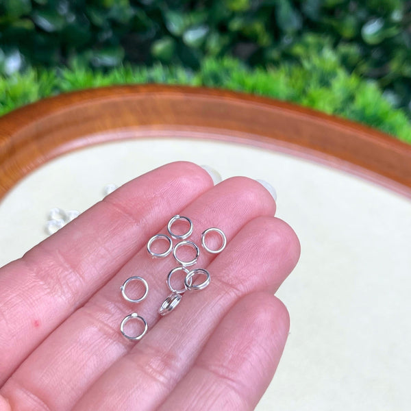 Fournisseur Anneaux Doubles En Argent 925 8mm Pas Cher