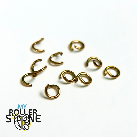 Anneau Doré Ouvert 4 mm - Accessoires pour bijoux