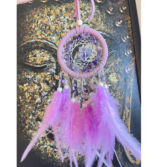 Attrape Rêve Améthyste (Mini) - Perles