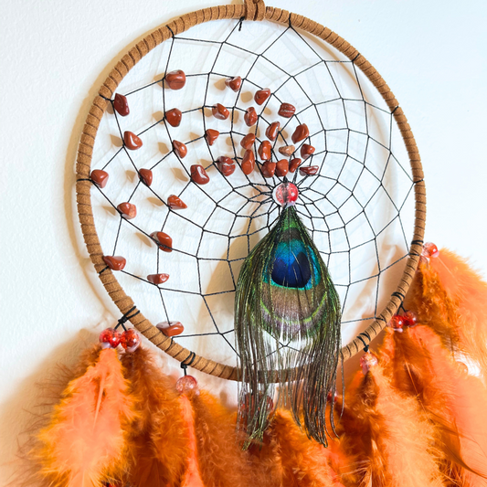 Attrape Rêve Jaspe Rouge - Perles