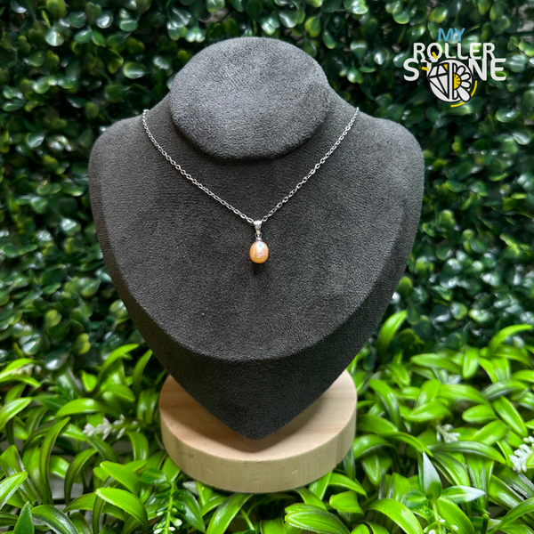 Pendentif Perle De Nacre Et Monture En Argent Massif - Bel état, D’occasion