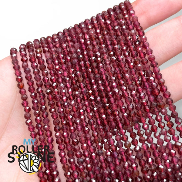 100 Perles Chips En Grenat Gemme Naturel - Taille 5-7 Mm - Multicolores - Neuf