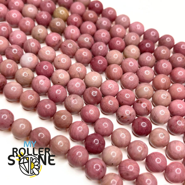 Perles en pierres rhodonite 3mm - Venot Fils Perles en pierres rhodonite 3mm - Venot Fils