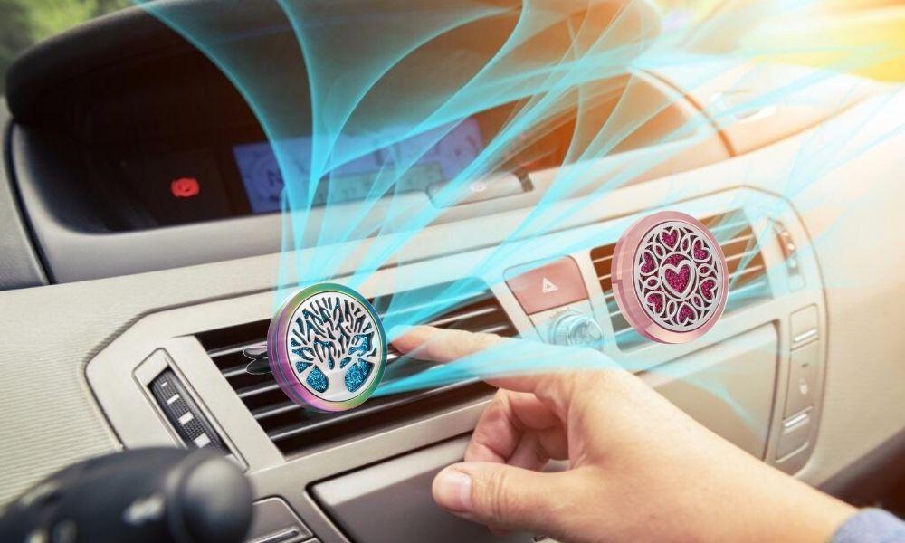 Les diffuseurs d'huiles essentielles pour voitures.