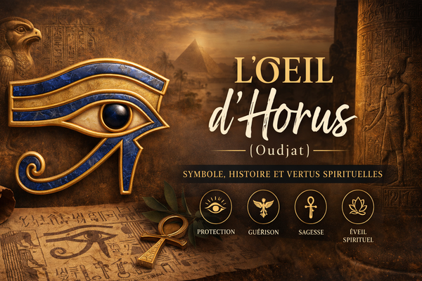 L'Œil d’Horus (Oudjat) : symbole, histoire et vertus spirituelles