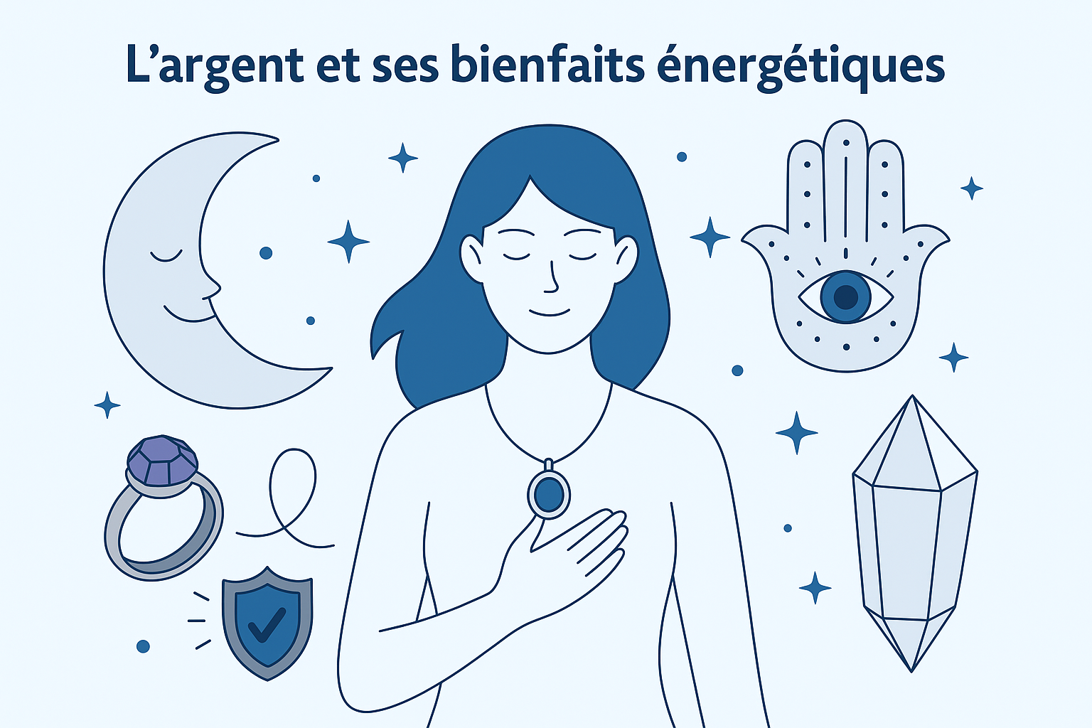 Quels bienfaits énergétiques associer avec un bijou en argent ?
