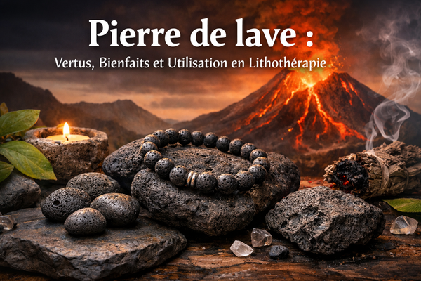 Pierre de lave : Vertus, Bienfaits et Utilisation en Lithothérapie