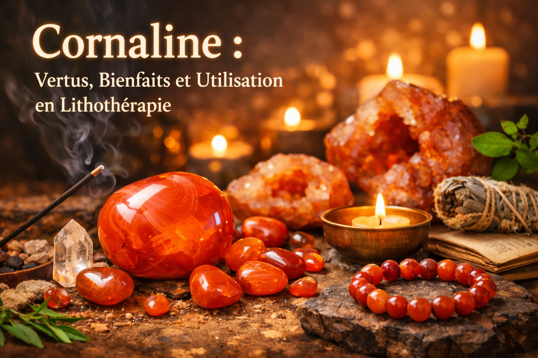 Cornaline, une pierre proposée pour un bijou inspiré du Bélier