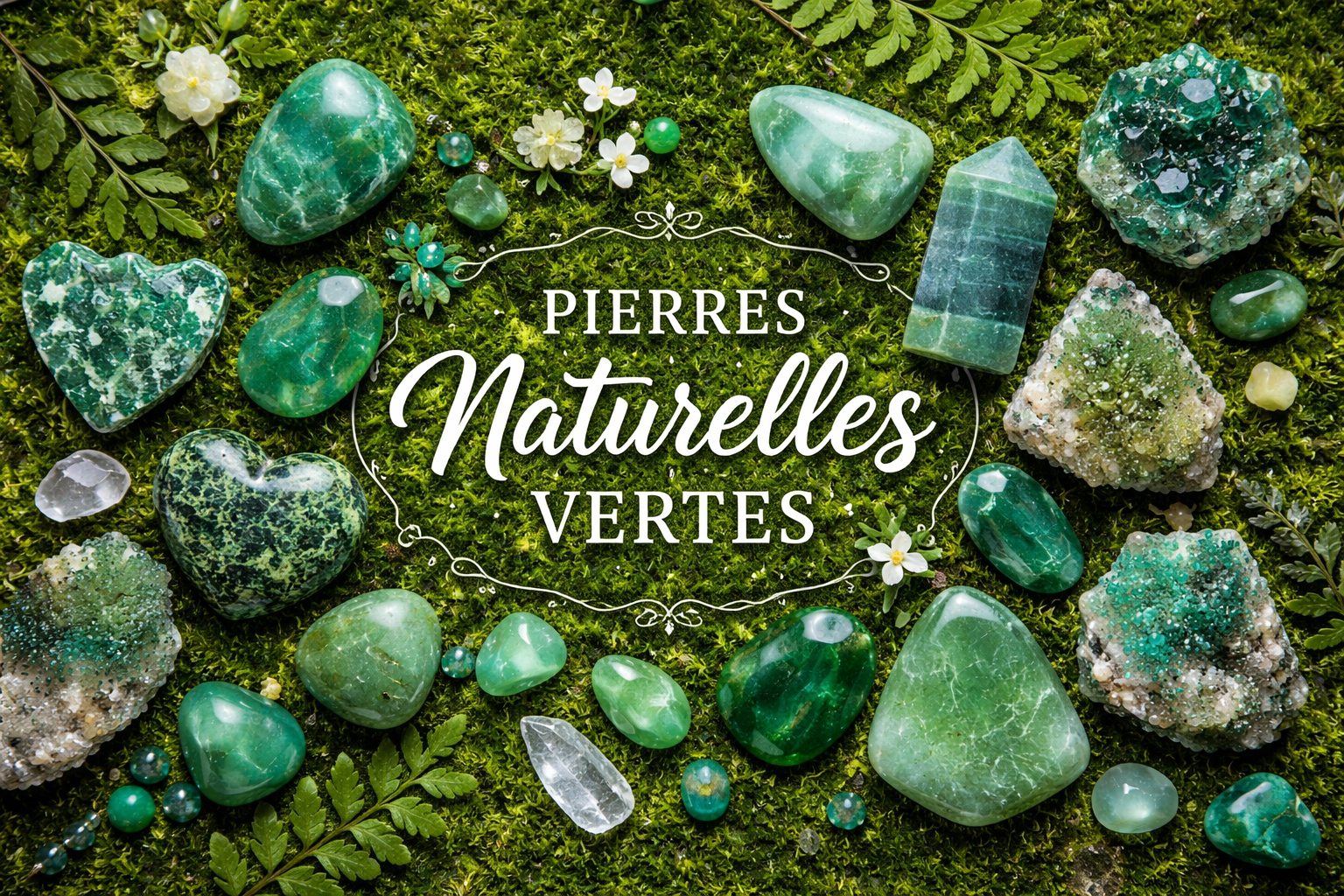Pierres naturelles vertes : vertus, bienfaits et utilisations en lithothérapie