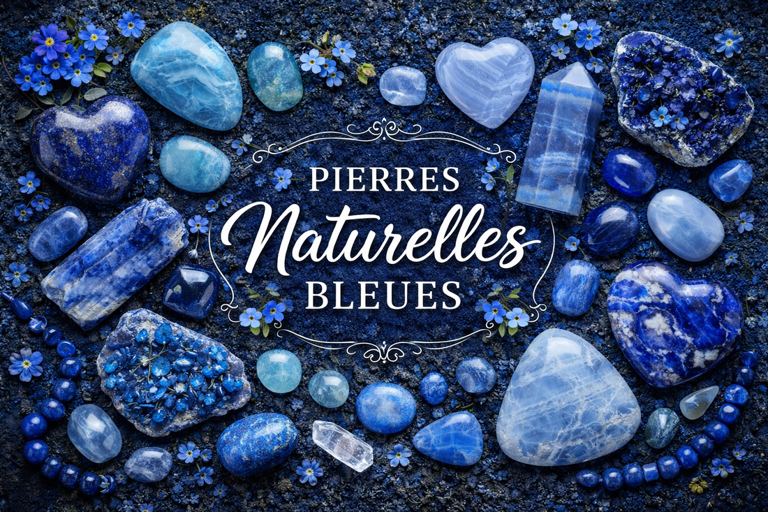 Vertus et bienfaits des pierres naturelles bleues