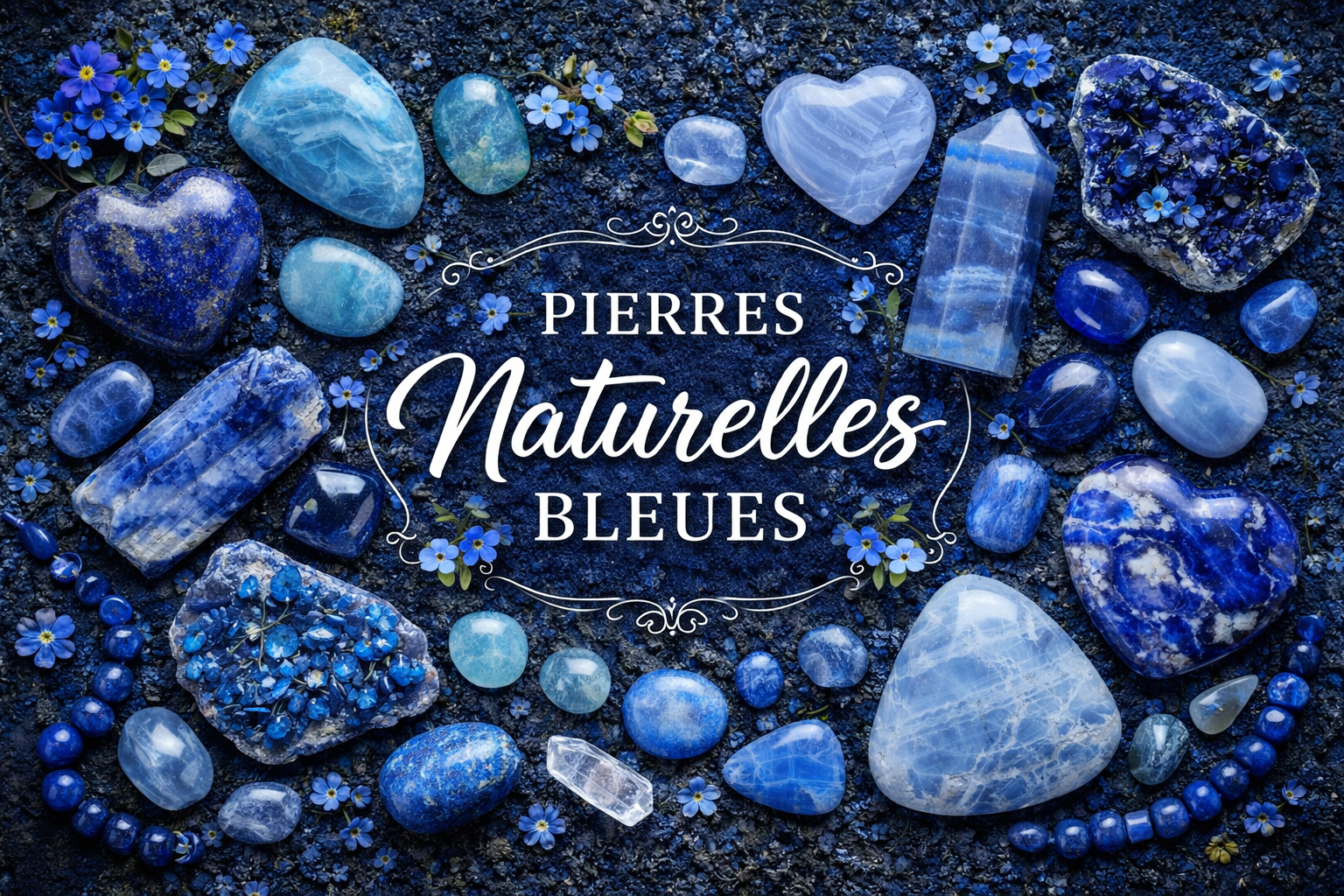 Quelles sont les vertus et bienfaits des pierres naturelles bleues ?