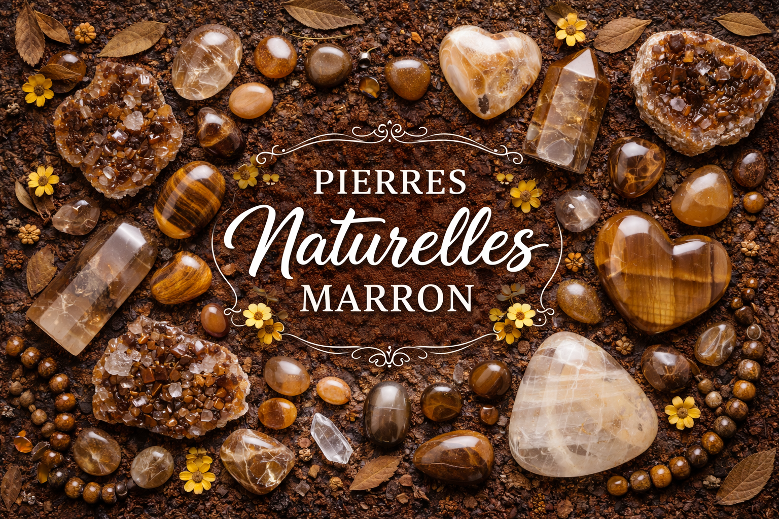 Quelles sont les vertus et bienfaits des pierres naturelles marron ?