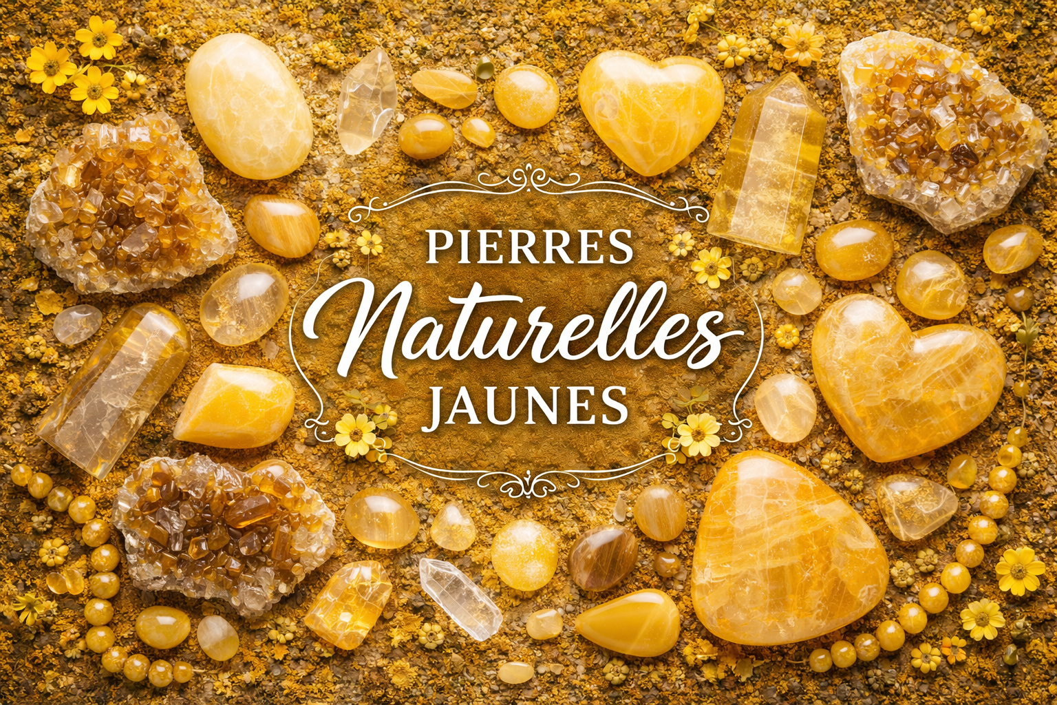 Quelles sont les vertus et bienfaits des pierres naturelles jaunes ?