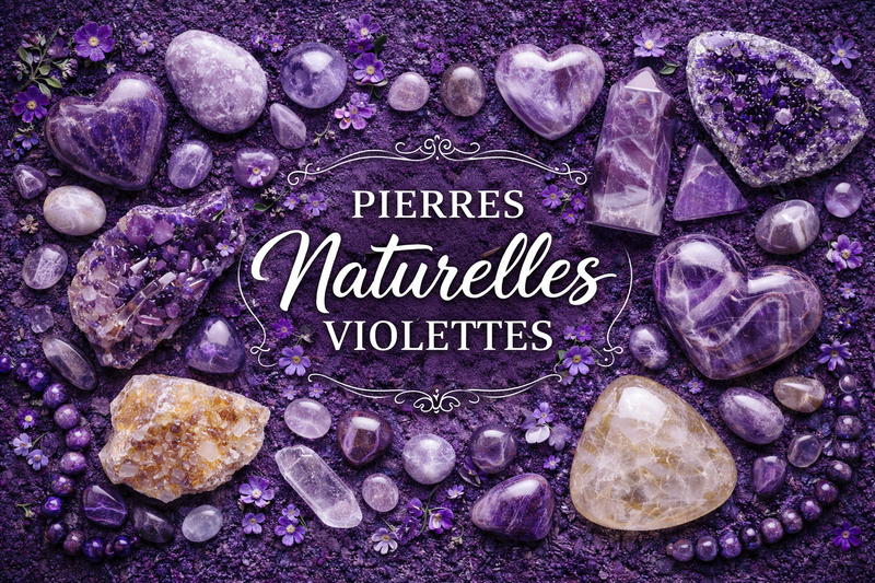 Quelles sont les vertus et bienfaits des pierres naturelles violettes ?