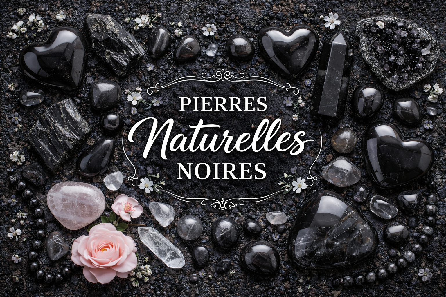 Quelles sont les vertus et bienfaits des pierres naturelles noires ?