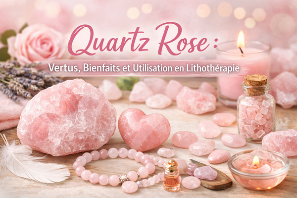 Quartz Rose : Vertus, Bienfaits et Utilisation en Lithothérapie
