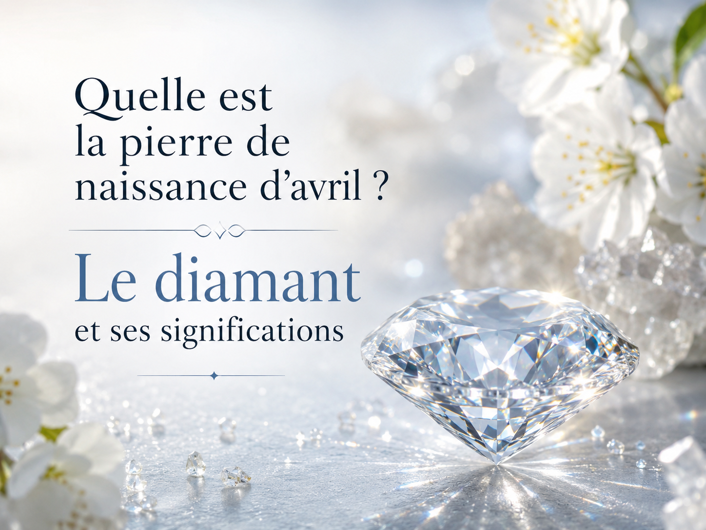 Quelle est la pierre de naissance d’avril ? Le diamant et ses significations