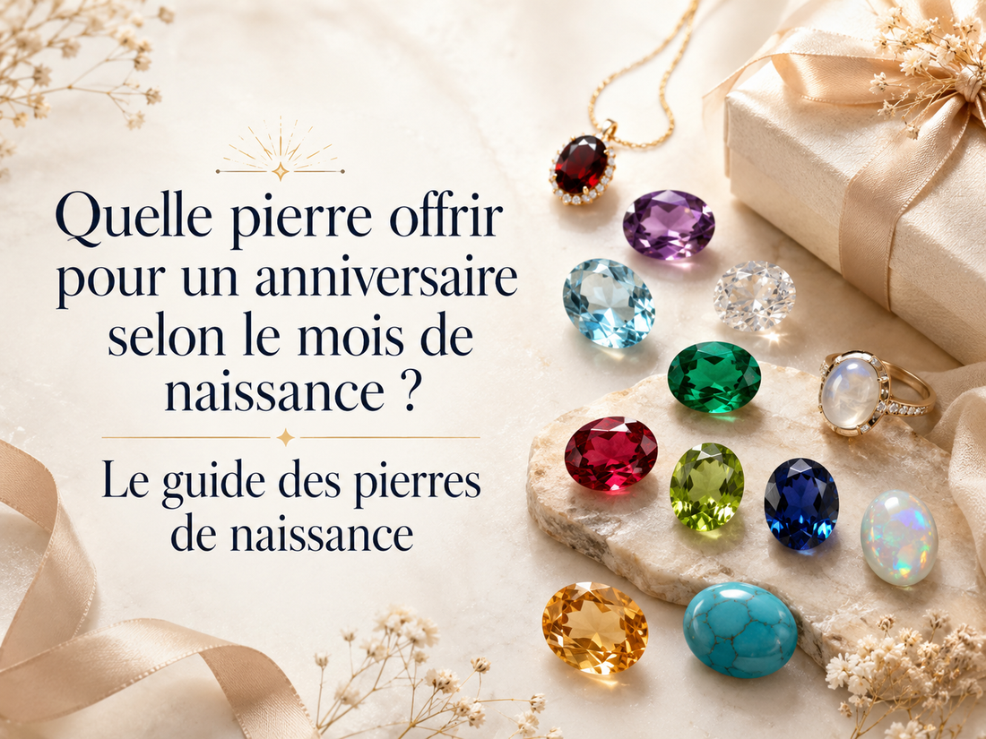 Quelle pierre offrir pour un anniversaire selon le mois de naissance ? Le guide des pierres de naissance