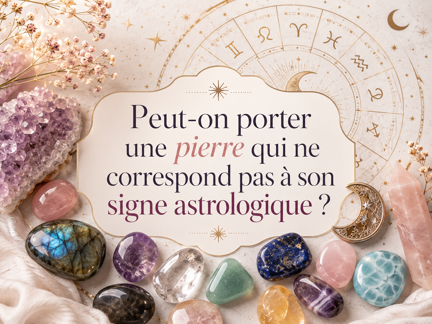 Peut-on porter une pierre qui ne correspond pas à son signe astrologique ?
