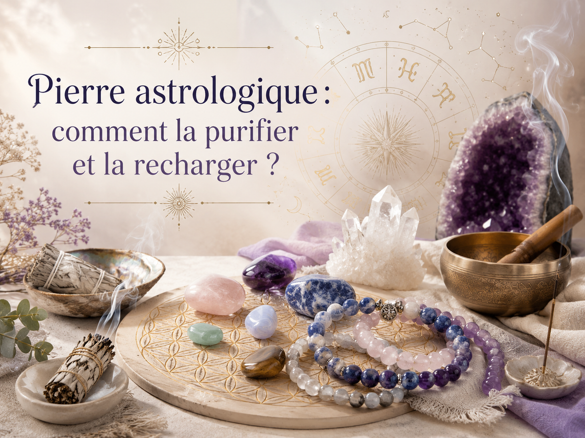 Pierre astrologique : comment la purifier et la recharger ?