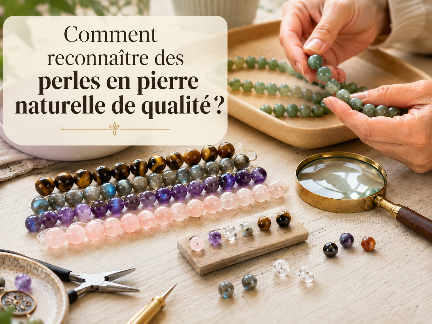 Comment reconnaître des perles en pierre naturelle de qualité ?