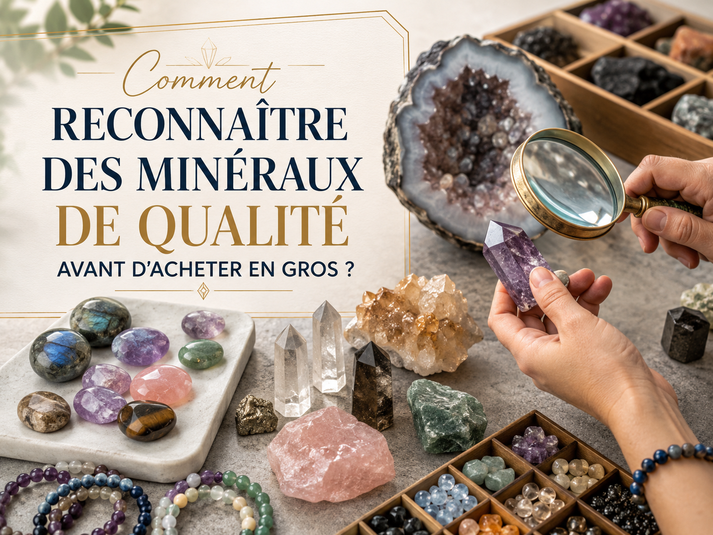 Comment reconnaître des minéraux de qualité avant d’acheter en gros ?
