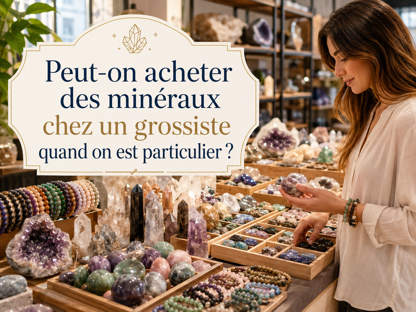 Peut-on acheter des minéraux chez un grossiste quand on est particulier ?