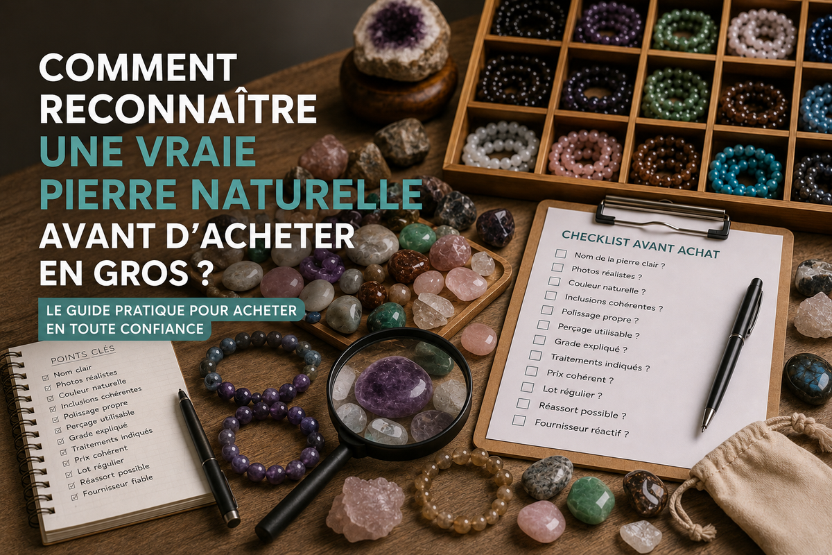 Comment reconnaître une vraie pierre naturelle avant d’acheter en gros ?