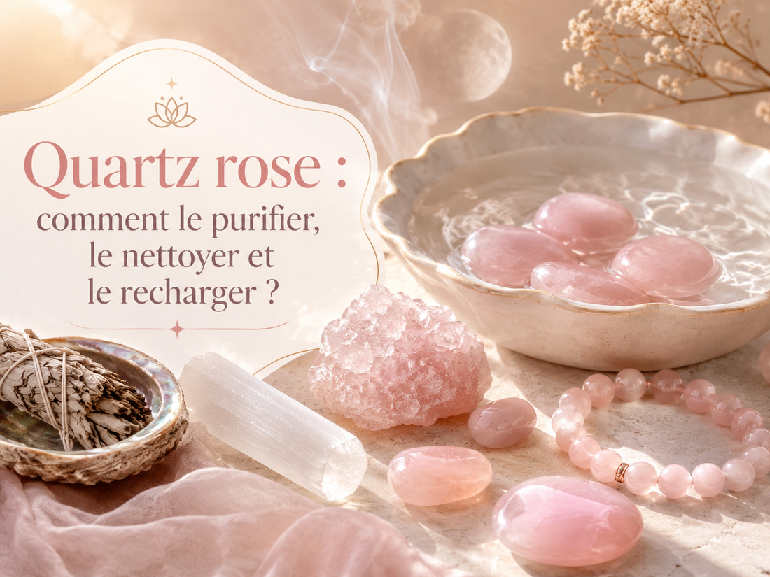 Quartz rose : comment le purifier, le nettoyer et le recharger ?