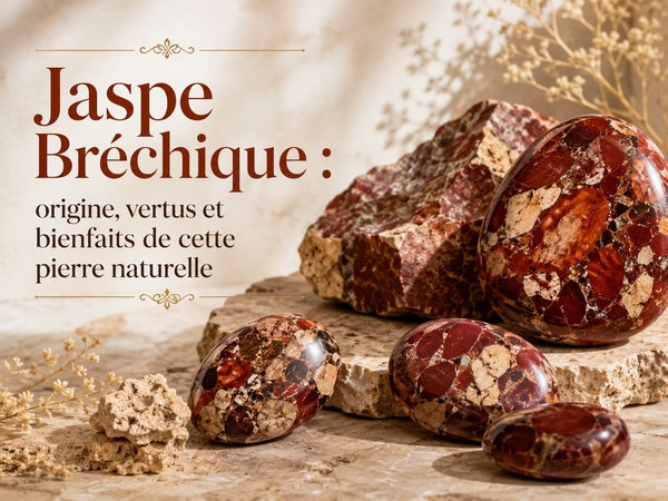 Jaspe Bréchique : origine, vertus et bienfaits de cette pierre naturelle