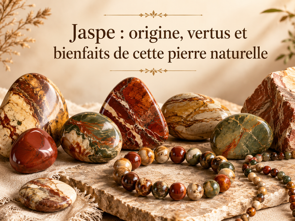 Jaspe : origine, vertus et bienfaits de cette pierre naturelle