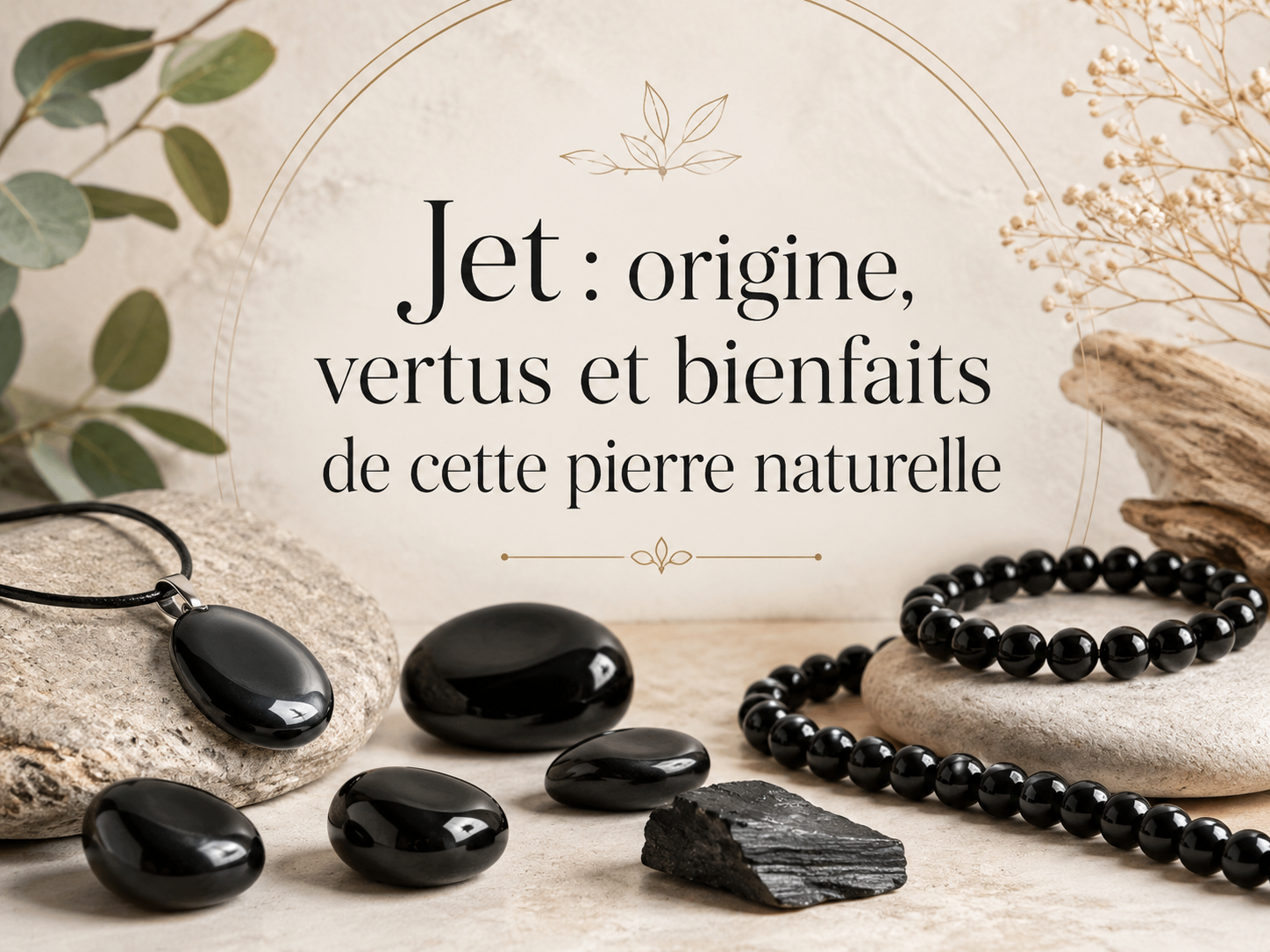 Jet : origine, vertus et bienfaits de cette pierre naturelle