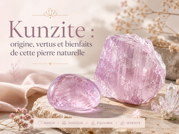 Kunzite : origine, vertus et bienfaits de cette pierre naturelle