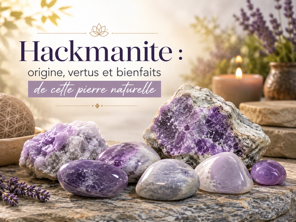 Hackmanite : origine, vertus et bienfaits de cette pierre naturelle