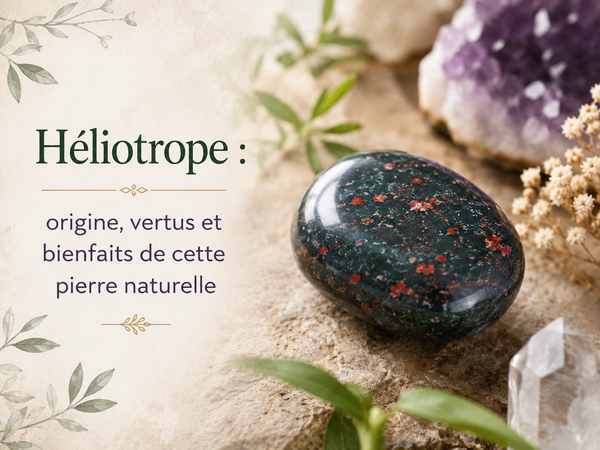 Héliotrope : origine, vertus et bienfaits de cette pierre naturelle