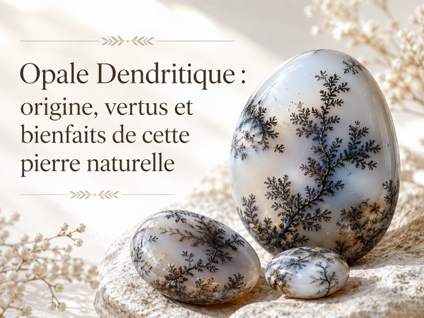 Opale Dendritique : origine, vertus et bienfaits de cette pierre naturelle