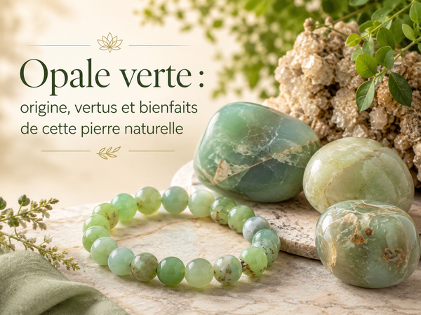 Opale verte : origine, vertus et bienfaits de cette pierre naturelle