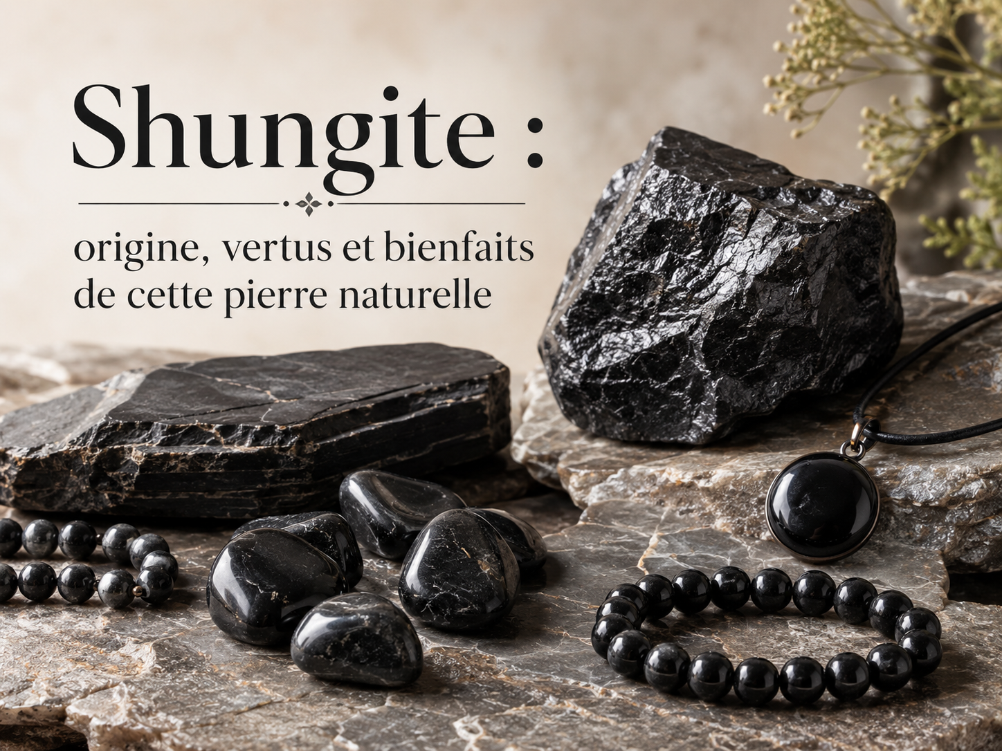 Shungite : origine, vertus et bienfaits de cette pierre naturelle