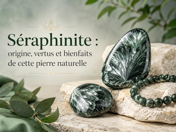Séraphinite : origine, vertus et bienfaits de cette pierre naturelle