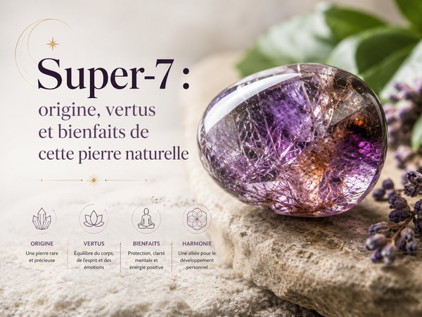 Super-7 : origine, vertus et bienfaits de cette pierre naturelle