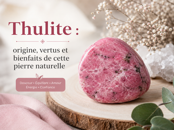 Thulite : origine, vertus et bienfaits de cette pierre naturelle