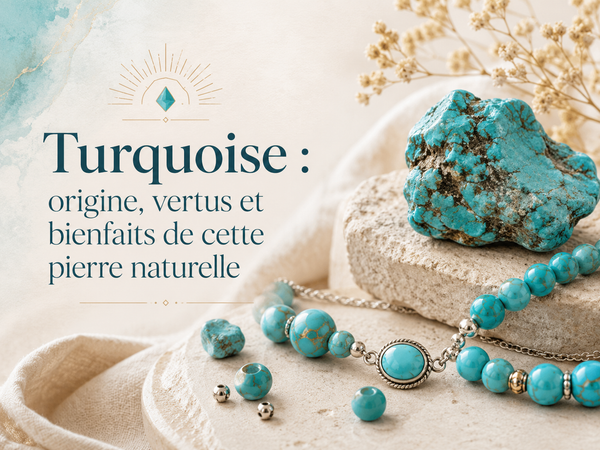 Turquoise : origine, vertus et bienfaits de cette pierre naturelle