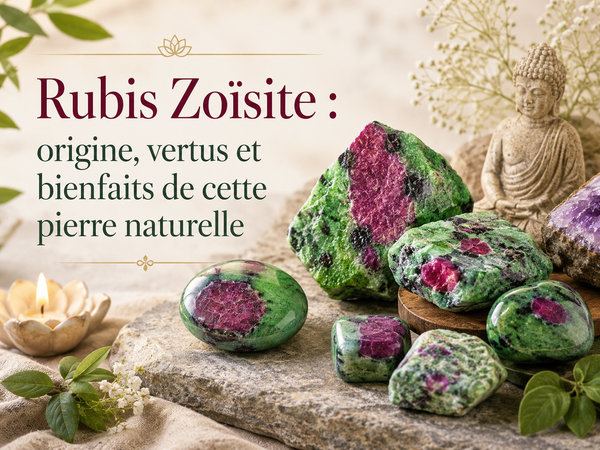 Rubis Zoïsite : origine, vertus et bienfaits de cette pierre naturelle