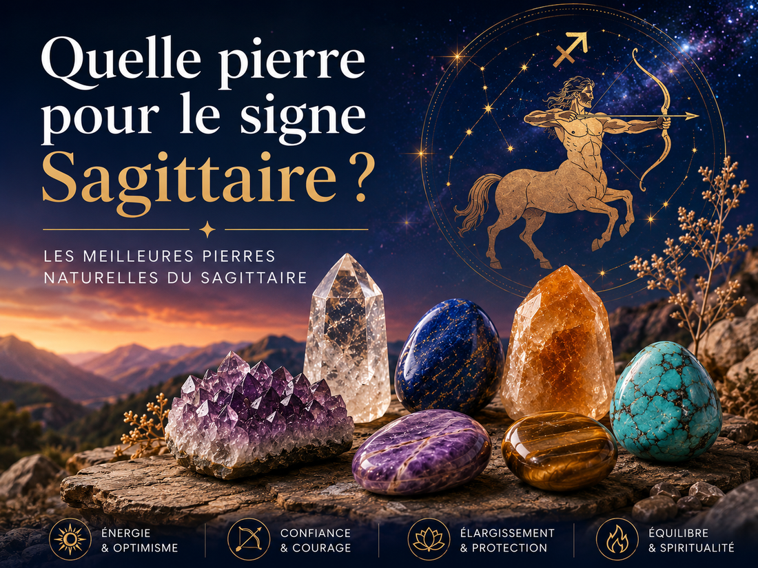 Quelle pierre pour le signe Sagittaire ? Les meilleures pierres naturelles du Sagittaire