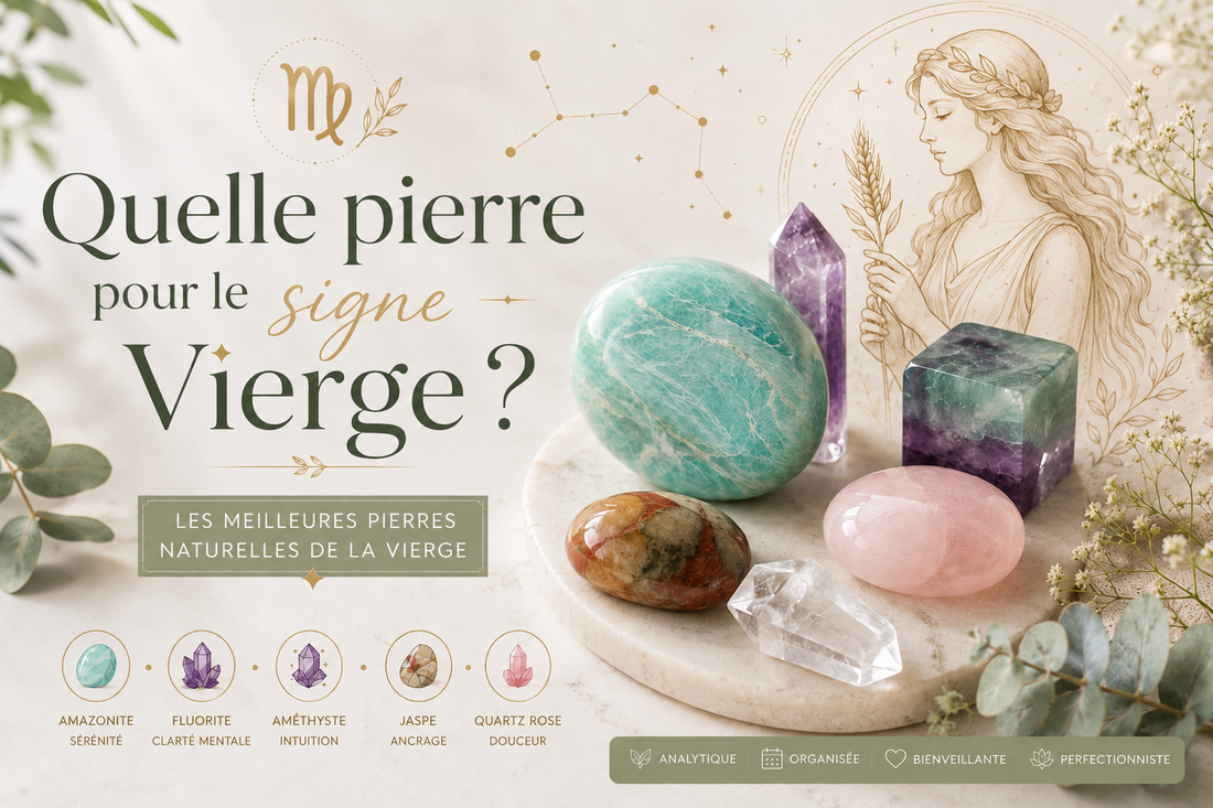 Quelle pierre pour le signe Vierge ? Les meilleures pierres naturelles de la Vierge