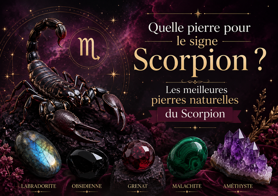 Quelle pierre pour le signe Scorpion ? Les meilleures pierres naturelles du Scorpion