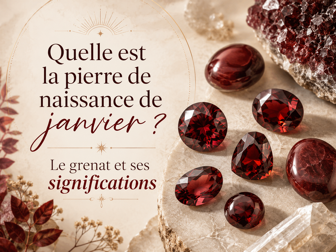 Quelle est la pierre de naissance de janvier ? Le grenat et ses significations