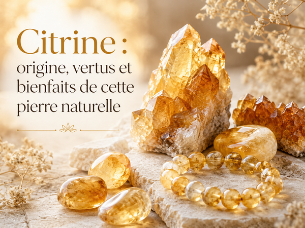 Citrine : origine, vertus et bienfaits de cette pierre naturelle